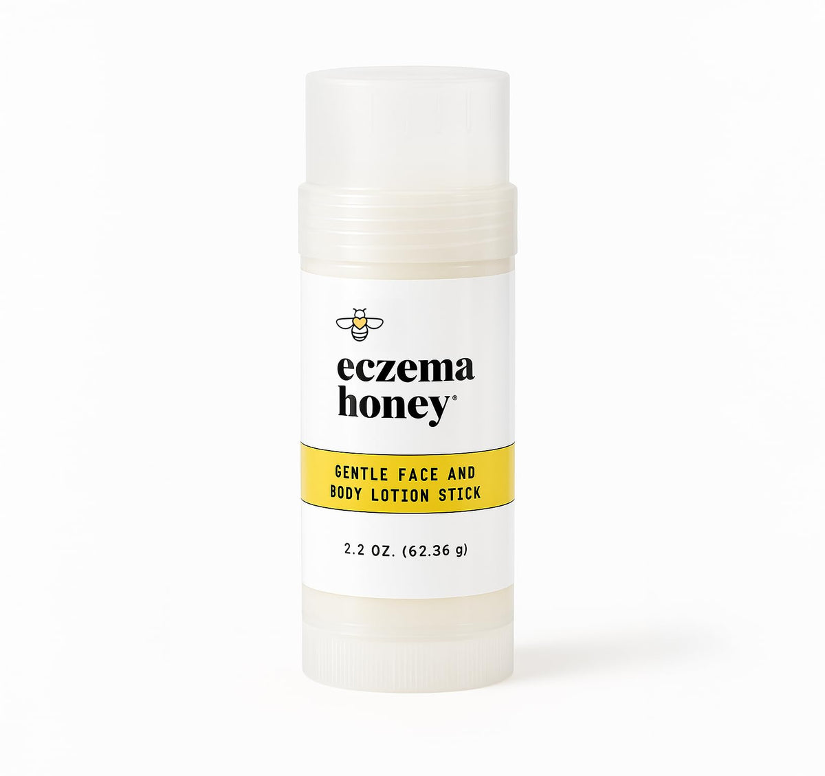 ECZEMA HONEY front packaging showing portable moisturizing stick benefit
