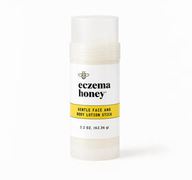 ECZEMA HONEY front packaging showing portable moisturizing stick benefit