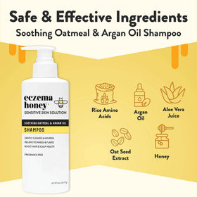 ECZEMA HONEY pump close-up demonstrating easy dispensing and controlled application benefit