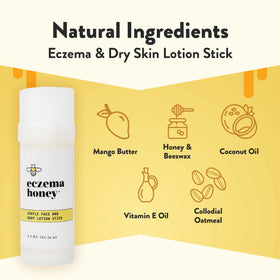 ECZEMA HONEY close-up of balm texture highlighting smooth hydration