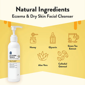 ECZEMA HONEY creamy foaming texture close-up illustrating gentle lather