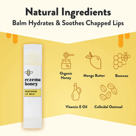 ECZEMA HONEY open tube showing smooth balm texture for quick moisturizing