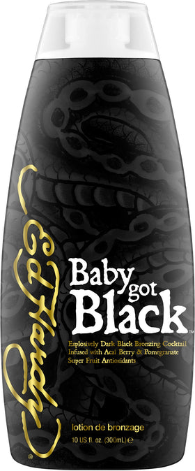 ED HARDY front bottle view showing label and 10 oz size, highlights instant bronzing
