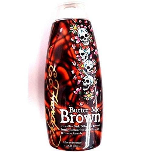 Ed Hardy lotion buttery texture close-up demonstrating smooth spread and hydration