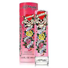 Ed Hardy front bottle view showing bold design and confident presentation