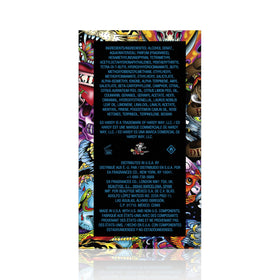 ED HARDY cologne sprayed on wrist in men's style setting, shows everyday wearable confidence