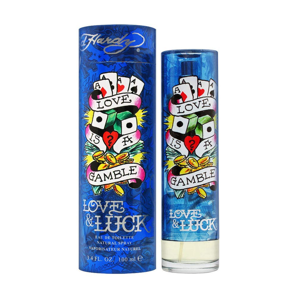 ED HARDY bottle front view showing the EDT and stylish packaging for confident wear