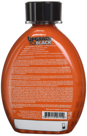 ED HARDY lotion texture close-up showing rich triple-black formula and skin-smoothing benefit