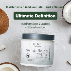 EDEN BodyWorks 16 oz jar held next to a hand showing scale