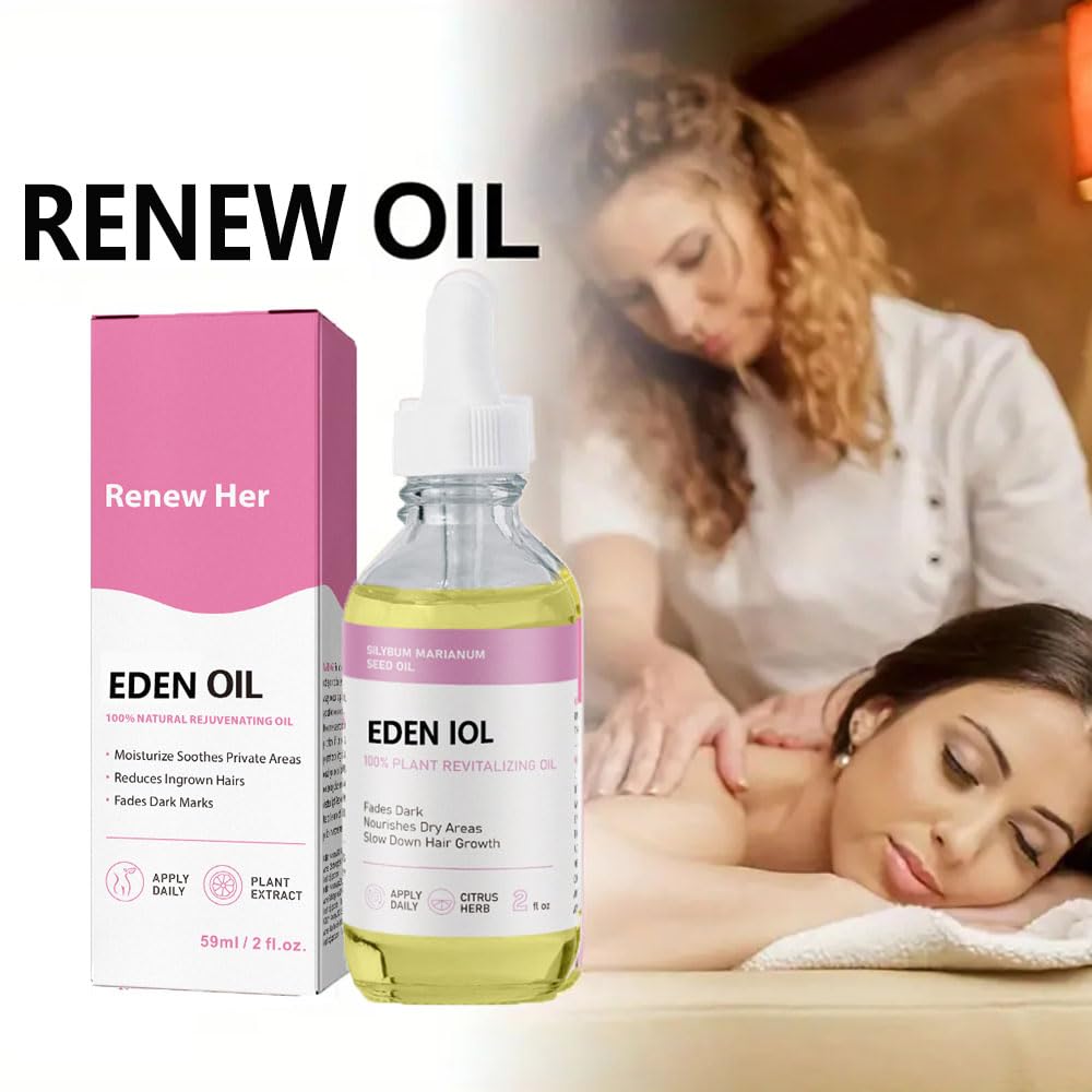 EdenEdges close-up texture of oil on skin showing quick absorption