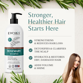 EDENIKA BOTANICALS back label closeup listing ingredients and instructions