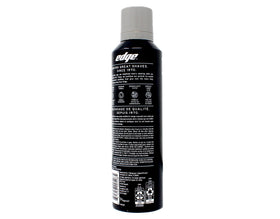 Edge gel applied to beard area for visible precision shaving