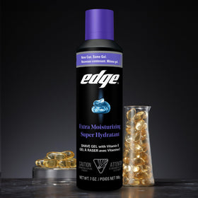 Edge can in hand for scale and travel-friendly size advantage