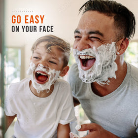 Edge lifestyle shot of smooth post-shave skin showcasing refreshed, comfortable benefit