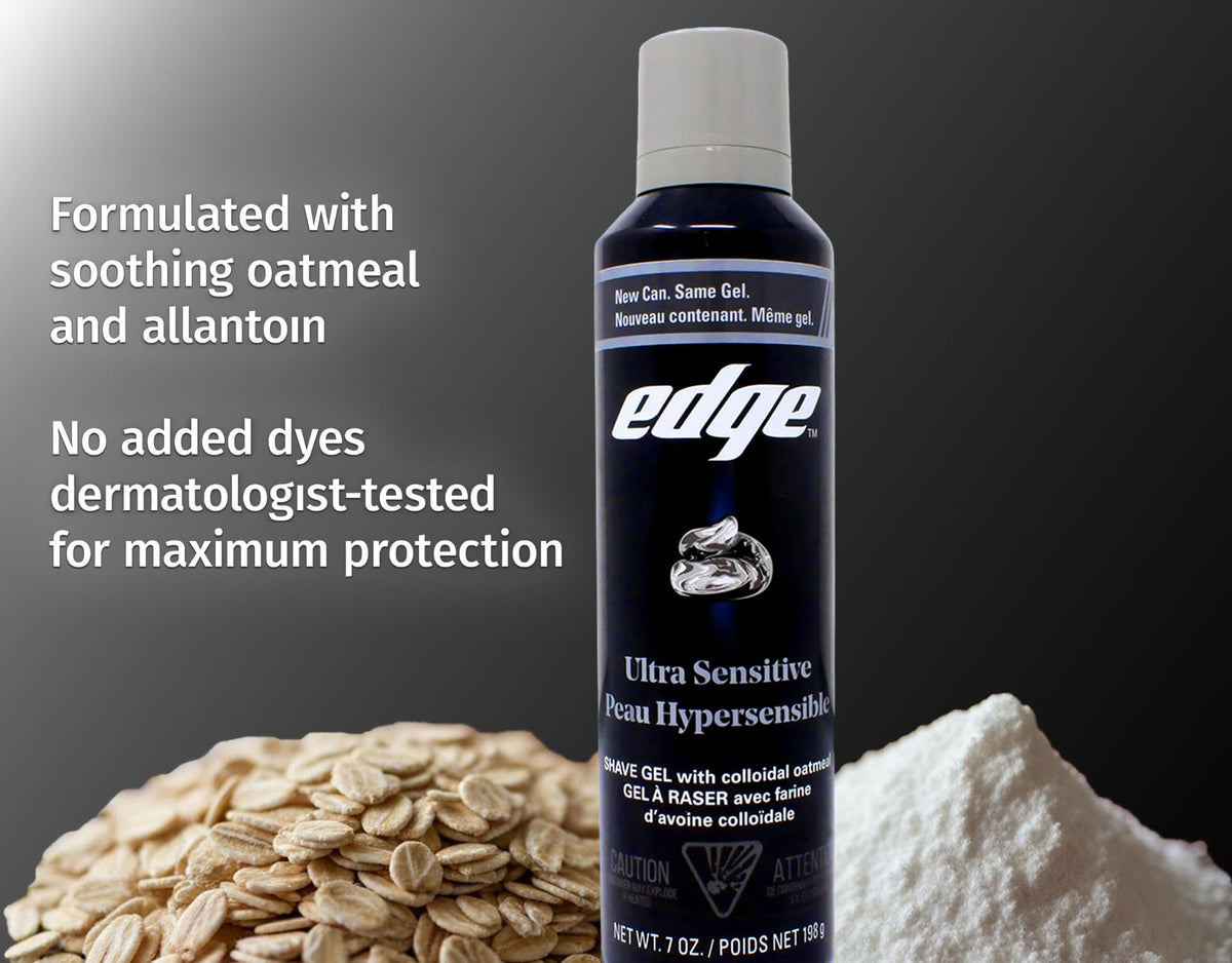 Edge held in hand to show 7 oz size and everyday portability