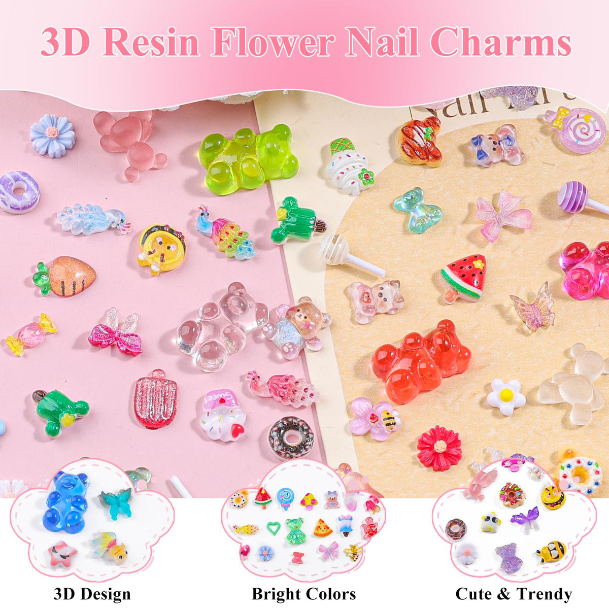 editTime variety layout with mixed candies illustrating design options