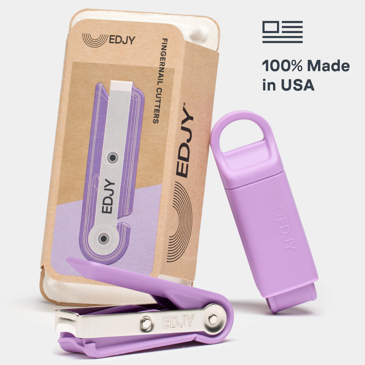 EDJY close-up of stainless steel blade showing sharp edge and rust-resistant finish benefit