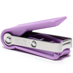EDJY fingernail cutter front view shows ergonomic shape and clean design benefit precision