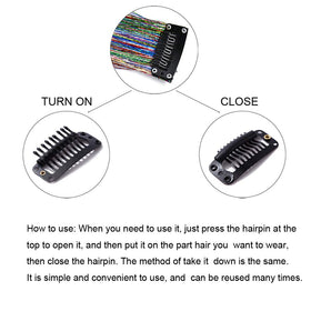 Edoneery clip detail with metal snap demonstrating secure attachment benefit