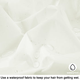 Edoneery shower cap on bathroom counter suggesting stylish home use
