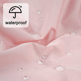 Edoneery shower cap in bathroom scene protecting hairstyle and adding style