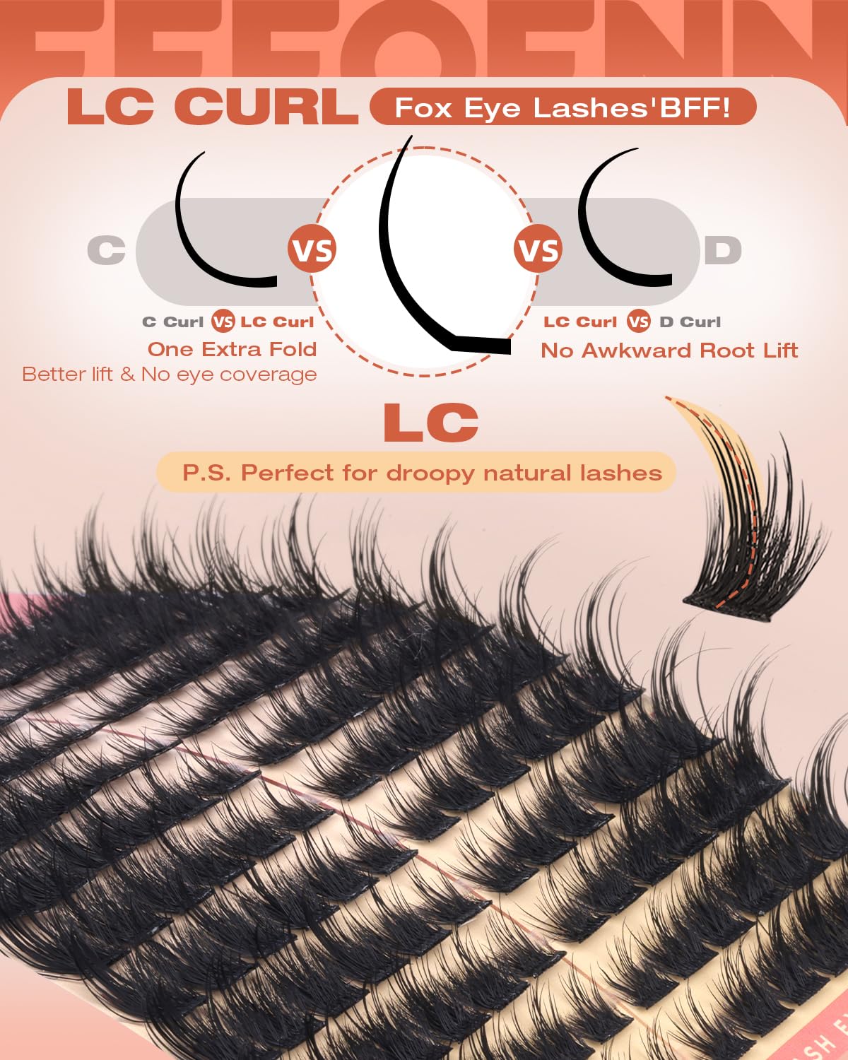 Eefofnn applying clusters at home for fast DIY cat-eye results