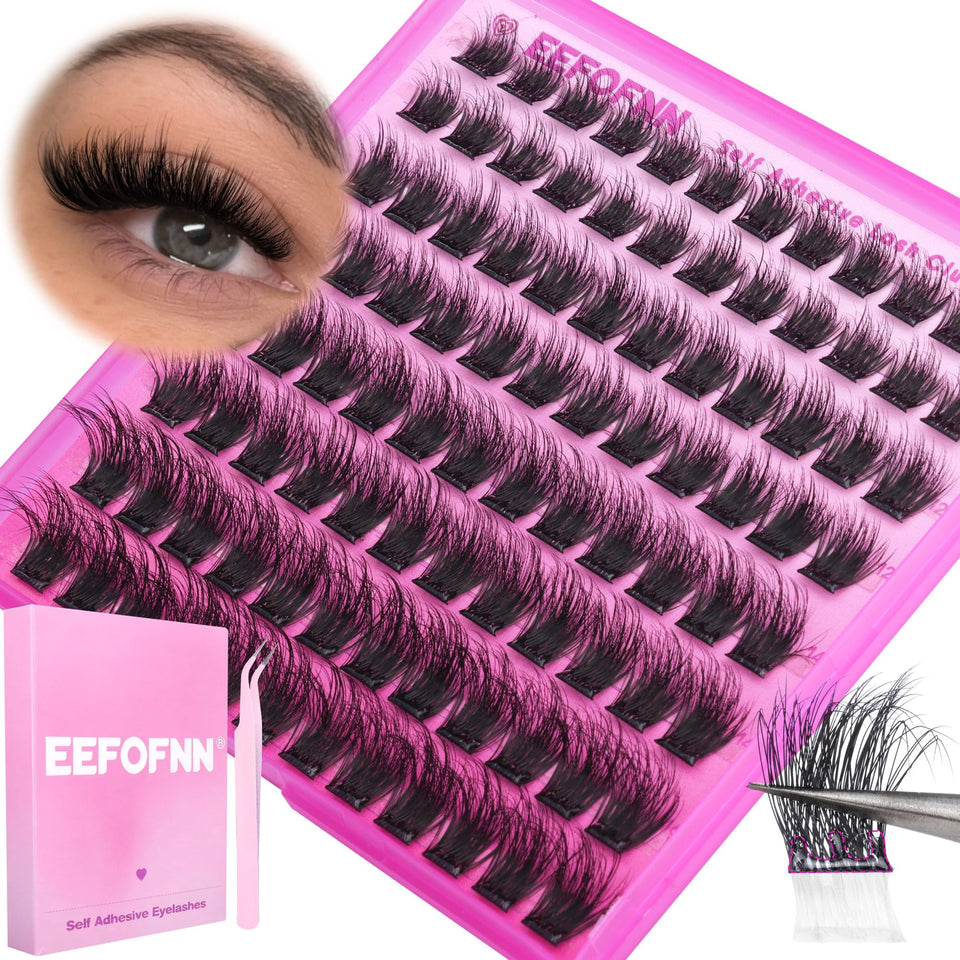 Eefofnn front packaging showing compact lash kit and benefits