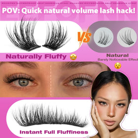 Eefofnn reusable lash clusters cleaned and ready for storage