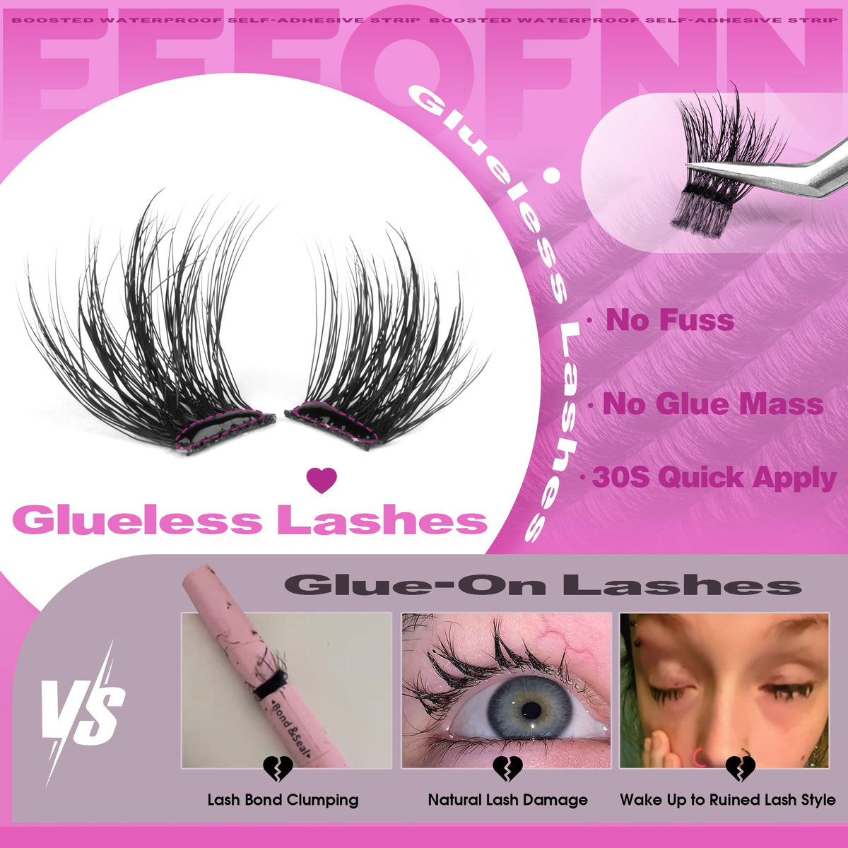 Eefofnn faux mink fiber texture detail for lightweight comfort