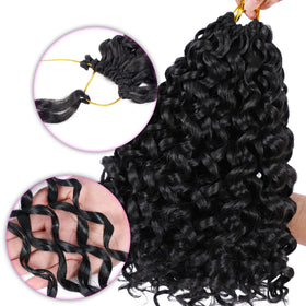 EERYA length comparison showing 10-inch curl scale for short protective styles