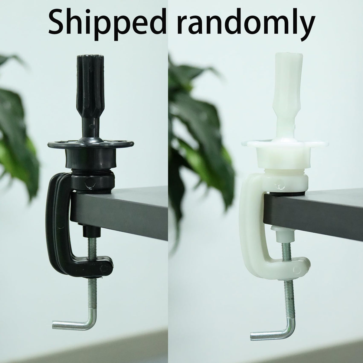 EERYA assembled on desk holding mannequin for hands-free styling convenience
