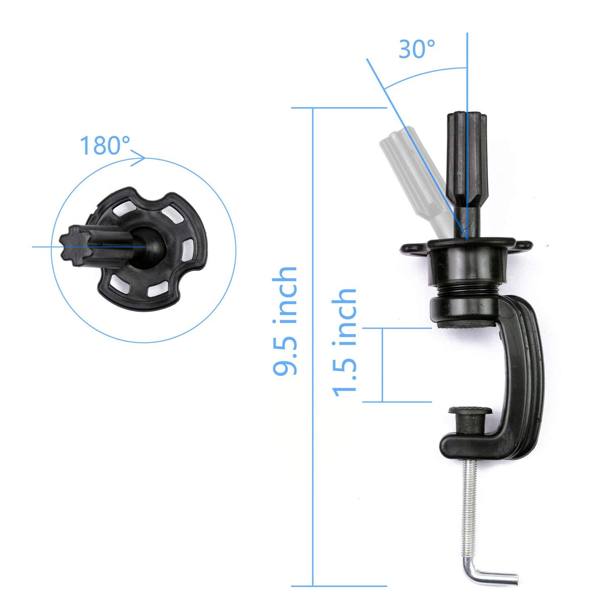 EERYA shown next to ruler to illustrate compact size and portability benefit