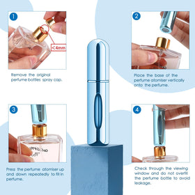 Egashow atomizers in a handbag demonstrating easy carrying and on-the-go refresh