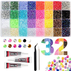 EGKamh organizer box showing 32-color compartments for easy craft access