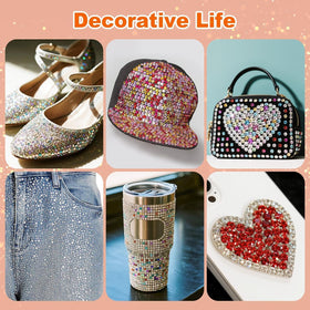 EGKamh finished accessory with gems on a bag showing sparkling personalized style