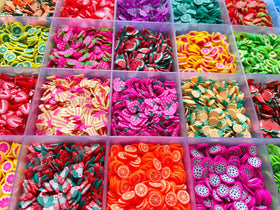 EHOPE fruit slices on a craft table showing inspiration for decorating projects