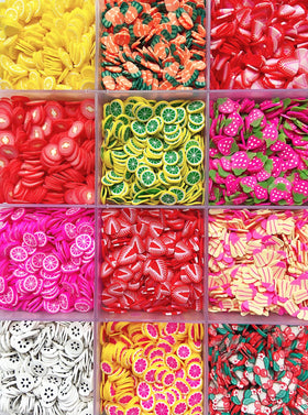 EHOPE fruit slices embedded in resin showcasing glossy decoration option
