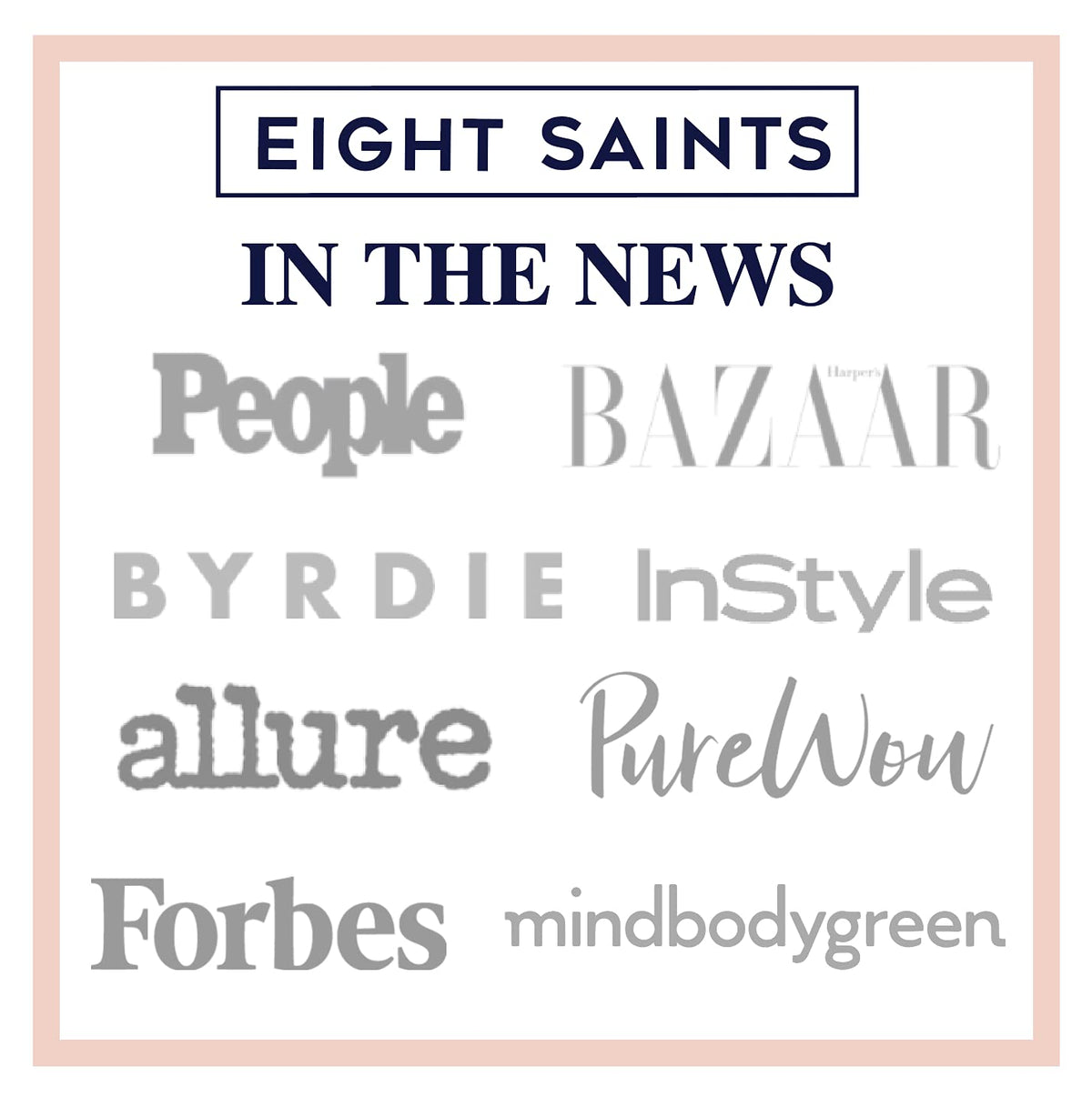 Eight Saints 1oz bottle next to a coin conveying compact travel-friendly size and portability
