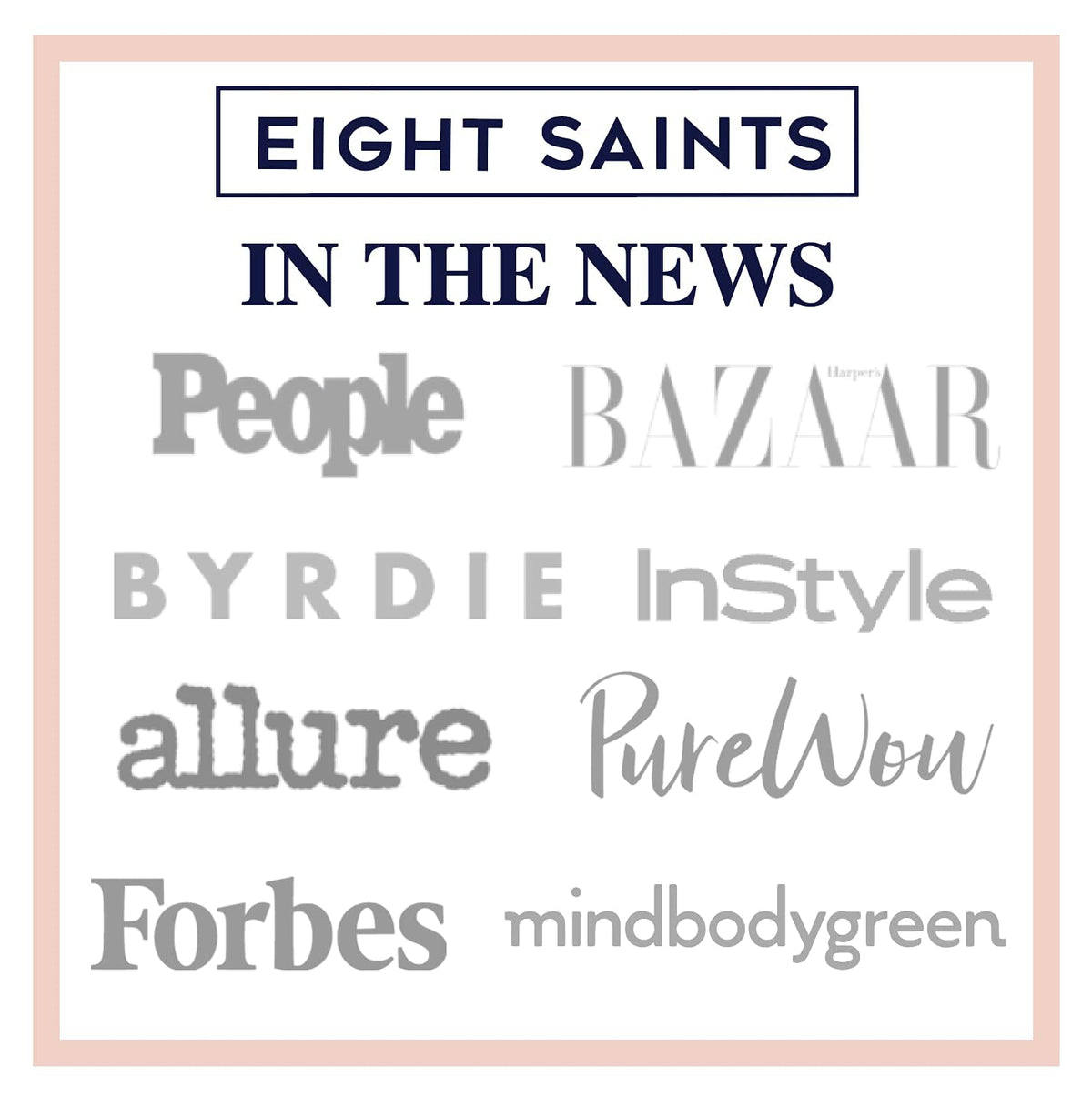 Eight Saints cleanser on bathroom shelf showing routine-ready, balanced skin