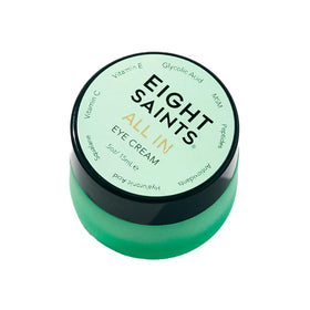 Eight Saints jar front view showing clean packaging and compact size