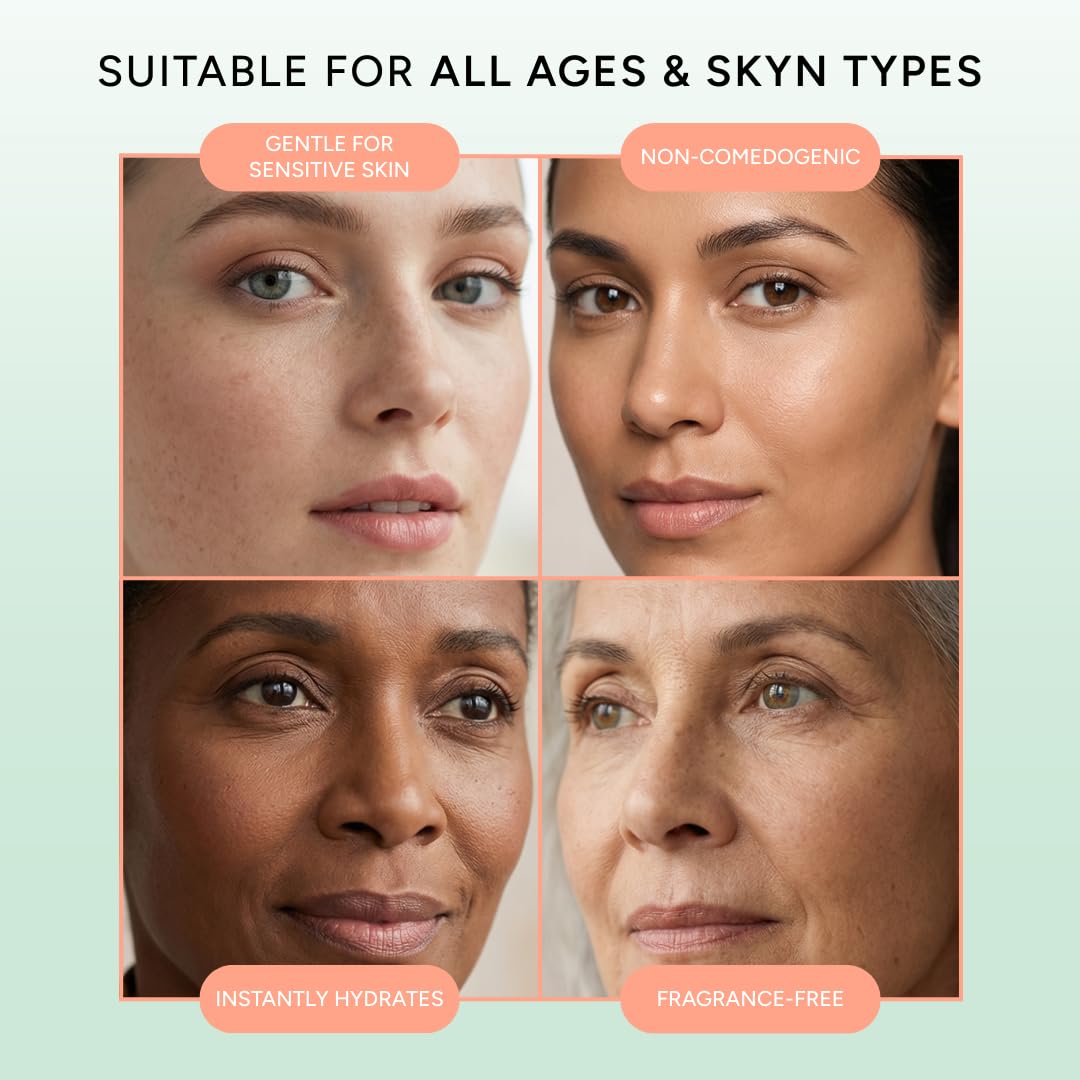 Eight Saints label close-up listing hyaluronic acid, vitamin C, peptides