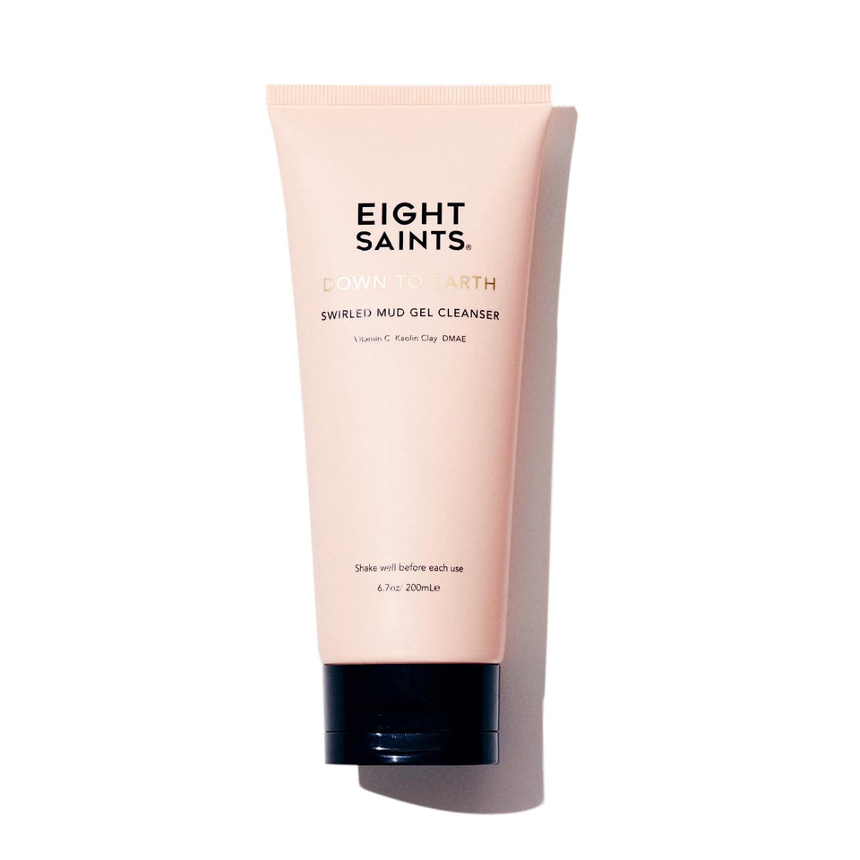 Eight Saints front bottle showing product label and clear gel benefits