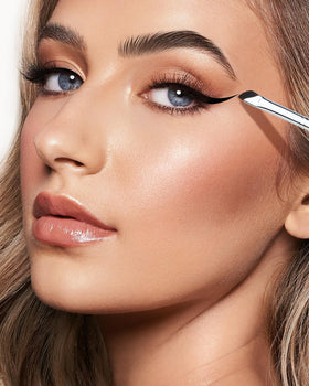EIGSHOW shaping brows with angled brush for natural hair-like definition