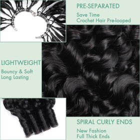EINbeauty pre-separated strands laid out for easy beginner installation