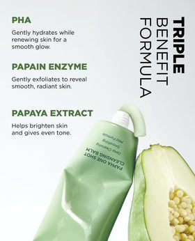 EITHER& PAPHA emulsified milk texture in water showing easy rinse and non-greasy finish