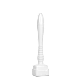 EIVSMCZ derma stamp front view showing ergonomic handle and compact head benefits precise control