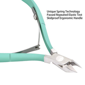 Ejiubas dual-end view showing cutter and curved pusher for combined trimming and pushing