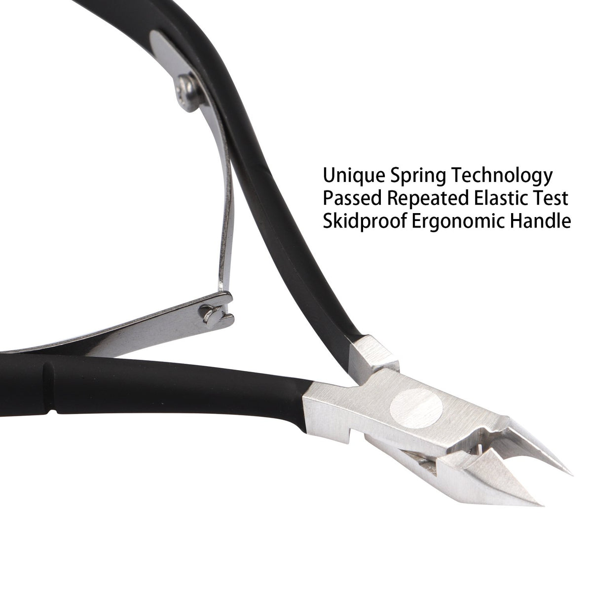 Ejiubas dual-end tool detail showing cutter and curved pusher for two-step nail care