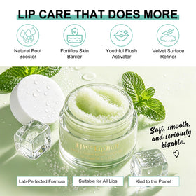 EJW before and after lips comparison highlighting smoother texture result