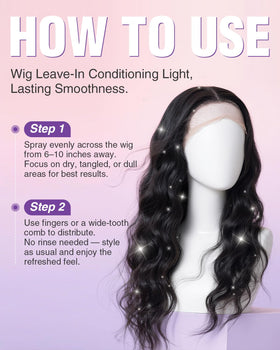 EJW bottle alongside styling tools, supports salon or at-home prep